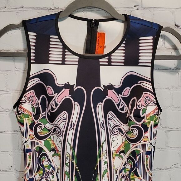 Clover Canyon scarf wrapped scuba bodycon dress - Picture 2 of 9